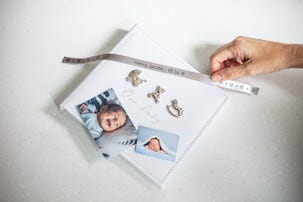 Märkband Satin Brother TZe-R931, silver