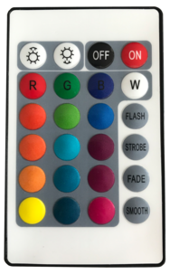 LED-lampa E27 RGB+W