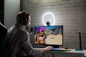 Razer Ring Light LED ringlampe 12 tommer for PC og mobil