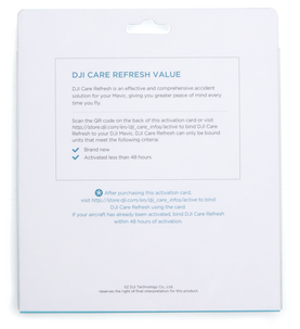 DJI Care Refresh till Mavic Mini