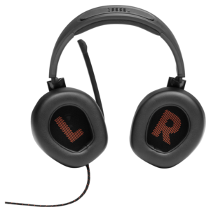 JBL Quantum 200 gaming headset med fällbar mikrofon