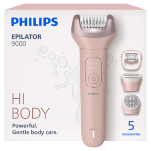 Philips Series 9000 epilator Wet & Dry med 6 tillbehör