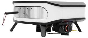 Cozze 17 tum pizzaugn gasol, termometer, roterande sten