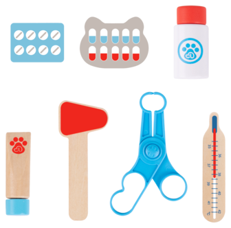 Lekesett veterinær, 16 deler, for barn fra 3 år