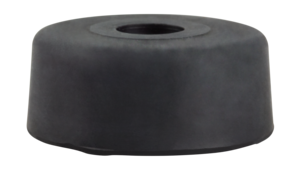 Gummiføtter med skive, 4 pk