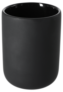 Hammasharjamuki kivitavaraa, musta