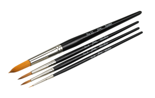 Penselsats, akvarell