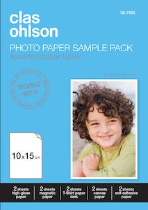 Clas Ohlson pakke med fotopapir