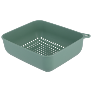 Durkslag av plast, set med 2 olika storlekar, gröna