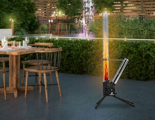 Landmann Column of Fire eldstad altan och trädgård