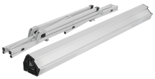 Retkipöytä alumiinia 120 x 70 cm, kokoontaitettava