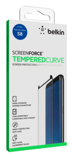 Näytönsuoja Samsung Galaxy S8, Belkin Screenforce TemperedCurve