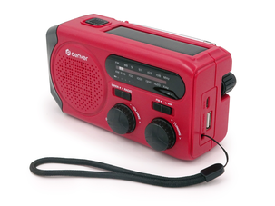 Denver SCR-2010 vevradio med solcell och powerbank