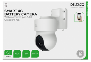 Deltaco SH-IPC10 Smart 4G övervakningskamera ute