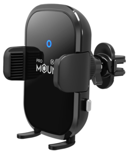 Mobilhållare med snabb trådlös laddning (15 W) Mountcharge 15BK Celly