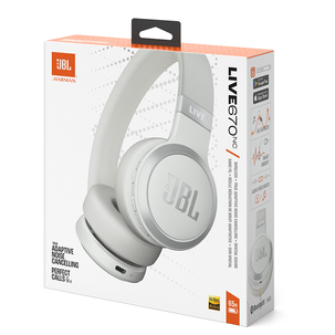 JBL Live 670NC sammenleggbare trådløse on-ear-hodetelefoner
