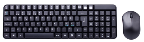 Trådlöst tangentbord och mus