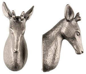 Knopp antik järn, 2-pack