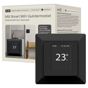 Mill Smart termostat gulvvarme wifi, digital