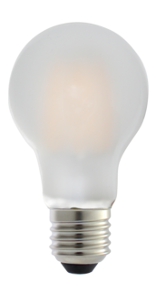 Dimbar LED-pære, E27 5,9 W, varmhvit