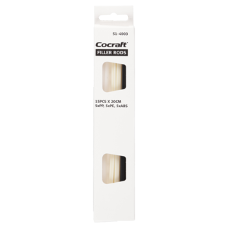 Cocraft plaststicka till plastsvets refill 15 st 20 cm 