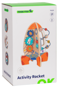 Aktiviteettilelu Avaruusraketti, yli 2-vuotiaille lapsille