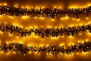 Ljusslinga Cluster, 8 ljuseffekter, utomhus, Northlight