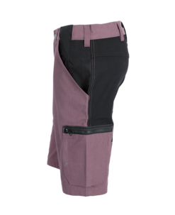 Arbetsshorts stretch dam, plommon