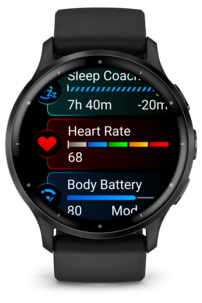 Garmin Venu 3 smartwatch med träningspass och coach