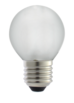 Klotlampa dimbar LED E27 2,2 W, varmvit