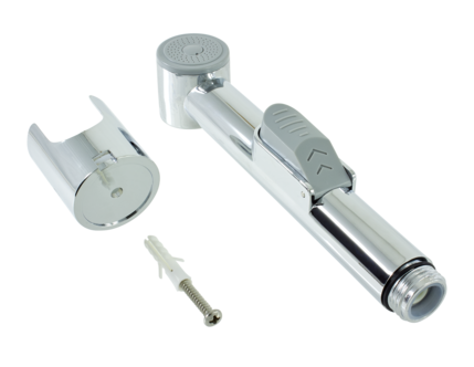 Duschhandtag till handdusch, krom