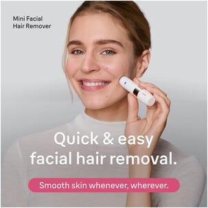Braun Face FS1000 ansiktshårtrimmer, hvit