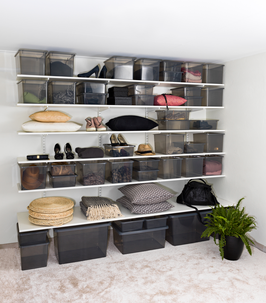 Säilytyslaatikko Modul, savunvärinen