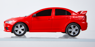 Radiostyrd bil och helikopter