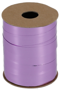 Gavebånd på rull, plast, lilla, 20 meter