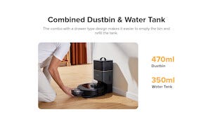 Roborock Q8 Max+ robotstøvsuger, mopp og tømmestasjon