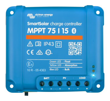 Victron SmartSolar MPPT 75/15 solcelleregulator, 12 V / 24 V