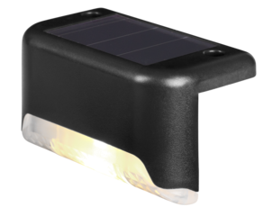 Solcellsbelysning räcke och staket, 3-pack