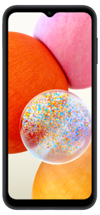 Samsung Galaxy A14 4G 64 GB smartphone, svart