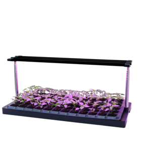 Växtbelysning LED med justerbar ställning och odlingstråg