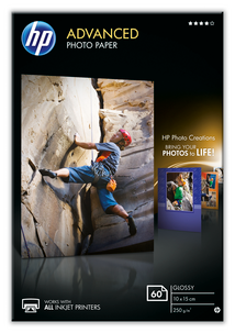 Valokuvapaperi 10x15 cm HP Advanced photo paper, Glossy