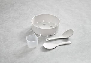 Xiaomi Mi Smart riskokare 1 liter kokt ris, vit