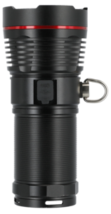 Erittäin kirkas taskulamppu 3600 luumenia, ladattava, IP44