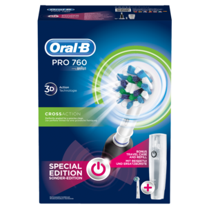 Oral-B PRO 760 Cross Action Black elektrisk tannbørste