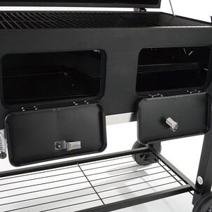 Landmann XXL stor kolgrill med lock och kolgrillsvagn