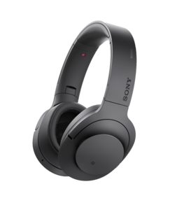 Trådlösa hörlurar med mikrofon, Sony h.ear on Wireless NC MDR-100ABN