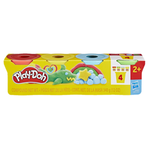 Play-Doh Muovailuvaha 4 kpl, yli 2-vuotiaille