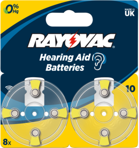 Hörapparatsbatteri 10 Rayovac