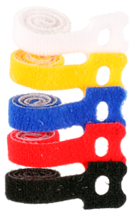 Kabelhållare med kardborre 5-pack