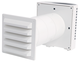 Flexit Aero 100 K Raitisilmaventtiili ja suodatin, valkoinen